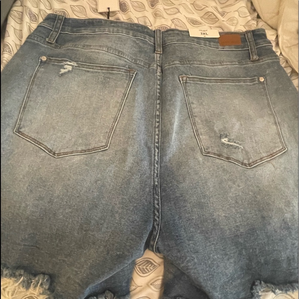 Plus size Jean shorts